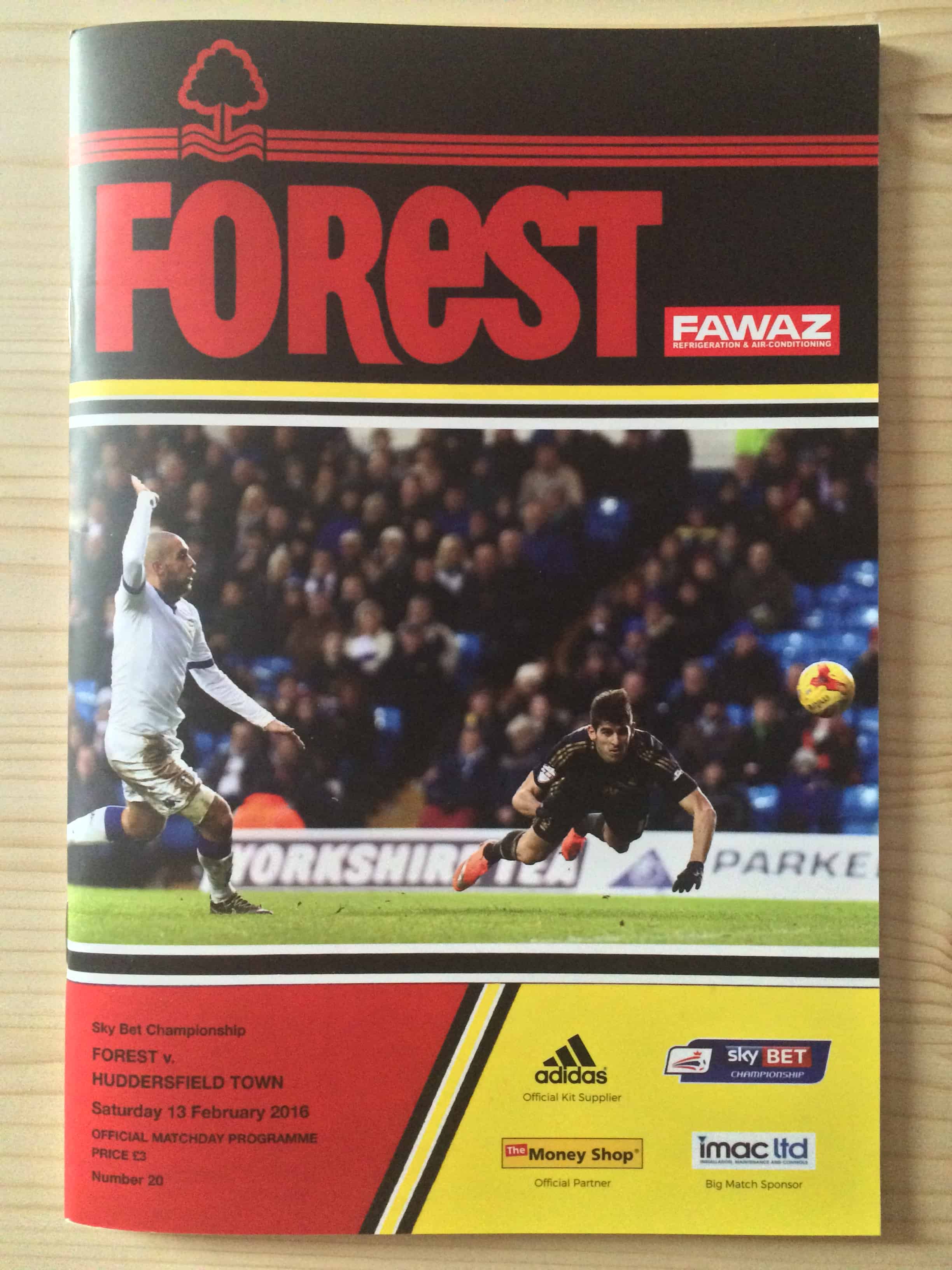 Nottingham Forest FC v Huddersfield Town FC